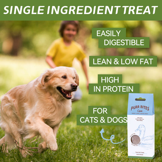 OPET Purr Bites Freeze Dried Cat Treats (Duck Breast Sliced, 42g)