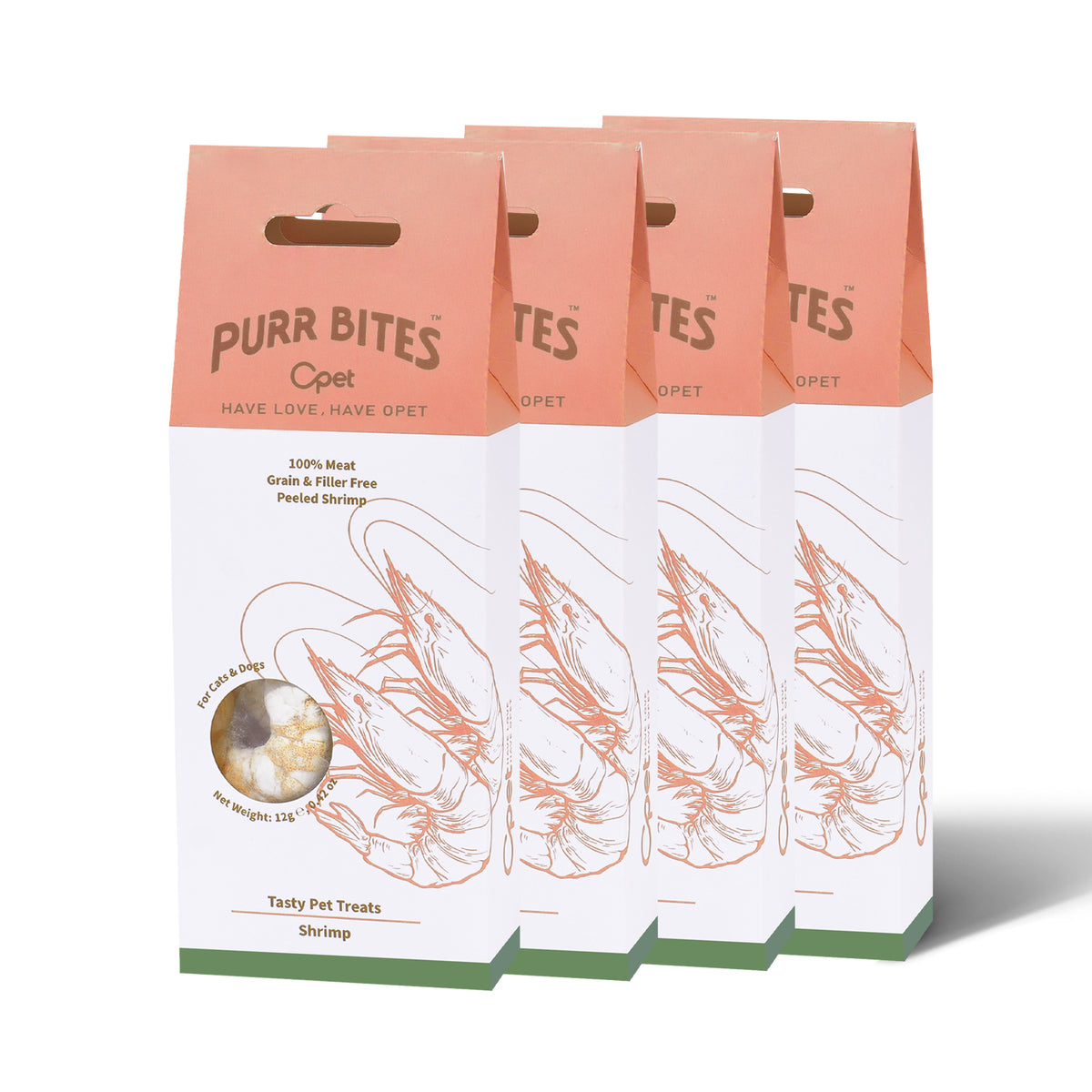 OPET Purr Bites Freeze Dried Cat Treats (Shrimp, 12g)