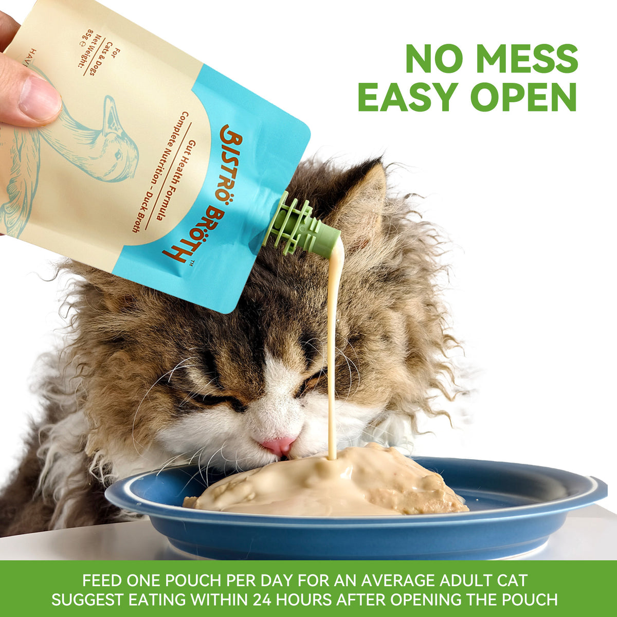 OPET Bistro Broth Cat Food Topper – Hydrating Soup