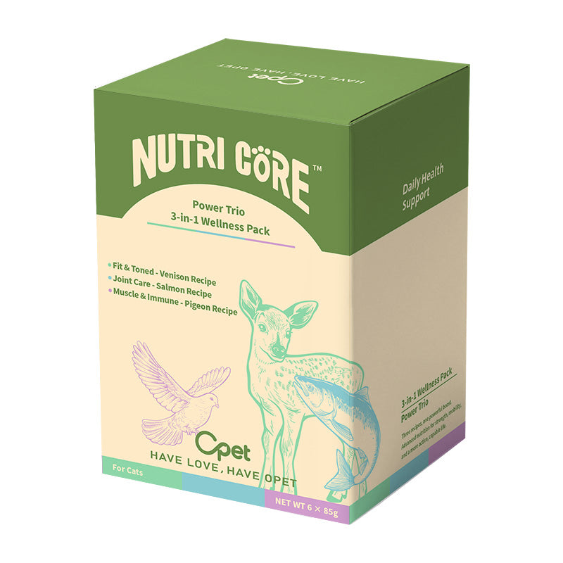 OPET Nutri Core Wet Cat Food Pouches – High Meat, Real Meat Recipe