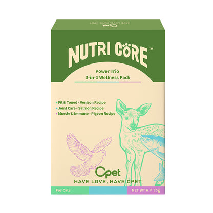 OPET Nutri Core Wet Cat Food Pouches – High Meat, Real Meat Recipe