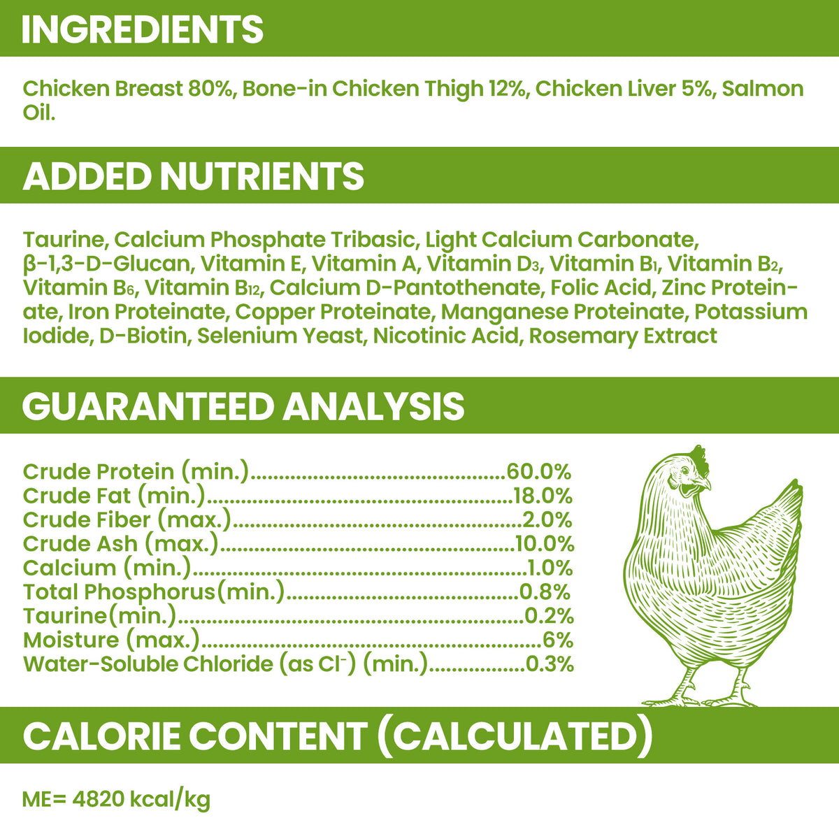 OPET Freeze-Dried Raw Cat Food – Rabbit Recipe with Salmon Oil