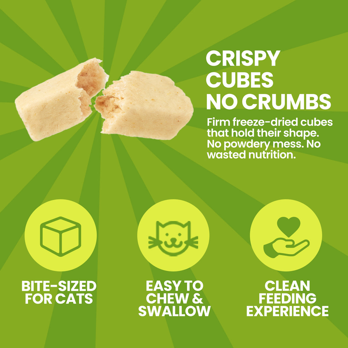 OPET Freeze-Dried Raw Cat Food – Rabbit Recipe with Salmon Oil