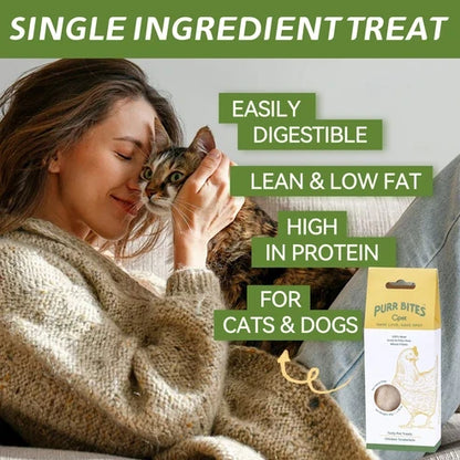 OPET パーバイツ フリーズドライ猫用おやつ 鶏むね肉そのままスライス 40g