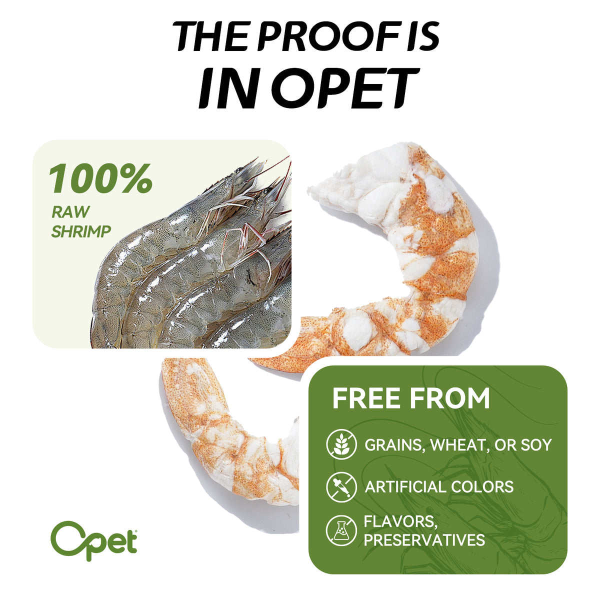 OPET Purr Bites Freeze Dried Cat Treats (Shrimp, 12g)