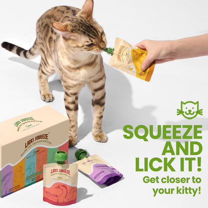 OPET Licki Squeeze Pate Wet Cat Food Lickable Bisque Treats