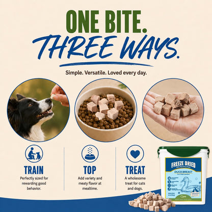 OPET Freeze Dried Duck Treats Treats for Dogs & Cats