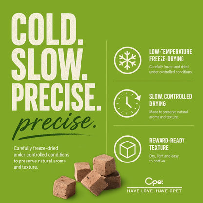 OPET Freeze Dried Beef Liver Treats for Dogs & Cats