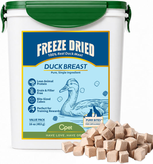 OPET Freeze Dried Duck Treats Treats for Dogs & Cats