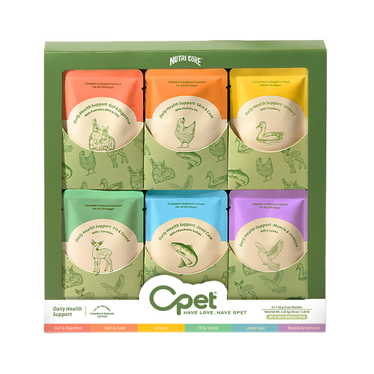 OPET Nutri Core Wet Cat Food Pouches – High Meat, Real Meat Recipe
