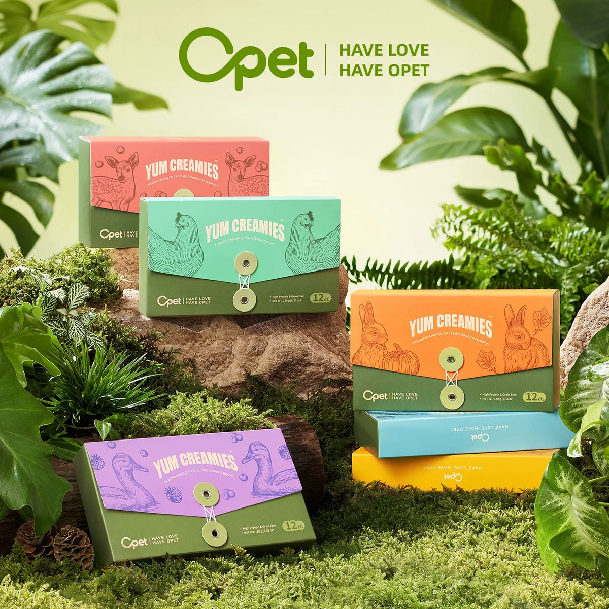 OPET ヤム・クリーミーズ 6種フレーバークリーミー 猫用おやつ